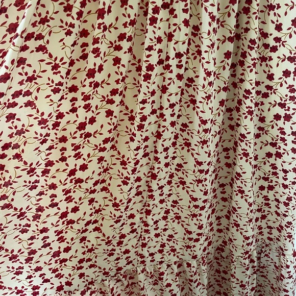 Jodifl V neck floral midi empire waist sun dress size m - Picture 4 of 5